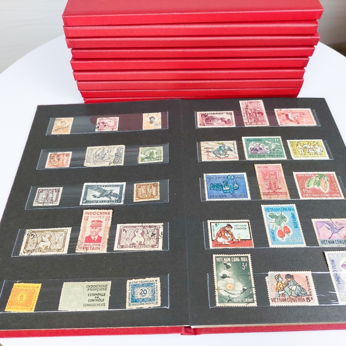 Bộ 90 con tem VN tổng hợp khác nhau - Kèm Album