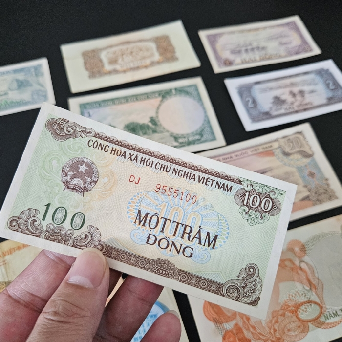 Combo 10 tờ tiền xưa Việt Nam từ năm 1964-1991