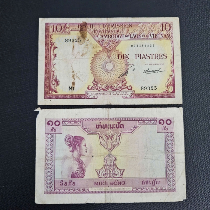 10 đồng Cô Gái Lào - Viện Phát Hành năm 1953