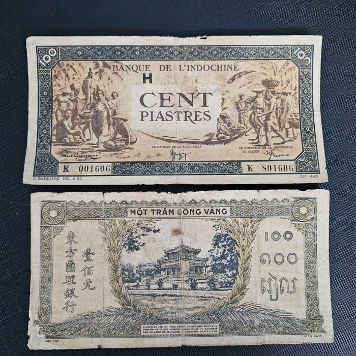 100 đồng họp chợ - Đông Dương 1942-1945