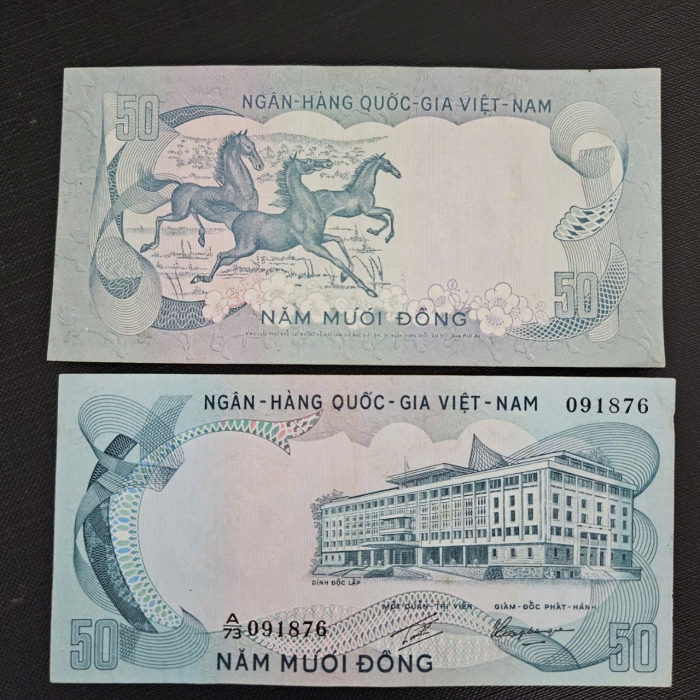 50 đồng con ngựa - Việt Nam Cộng Hòa 1972