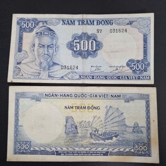 500 đồng Trần Hưng Đạo - Việt Nam Cộng Hòa 1966