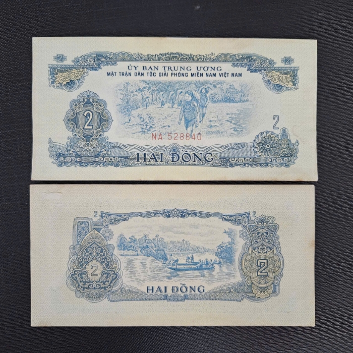 2 dồng Ủy ban giải phóng Miền Nam 1964