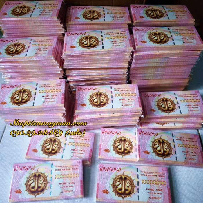 Tiền Con Rắn Macau (10 triệu Patacas) Lì Xì Tết Ất Tỵ 2025